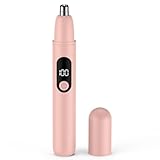 Nose Hair Trimmer Rechargeable Cordless Painless Ear and Eyebrow...