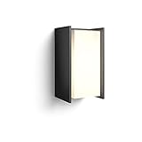 Philips Hue Turaco White LED Smart Outdoor Wall Light, Works with...