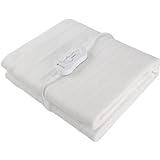 HIGH LIVING Electric Heated Blanket with 3 Heat Settings,...