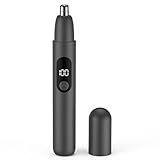 Nose Hair Trimmer, Rechargeable Cordless Painless Ear Eyebrow...
