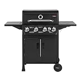 CosmoGrill NEW Emberr 5 Gas Burner 4+1 Barbecue Grill, Porcelain...