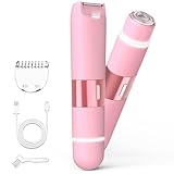 Bikini Trimmer for Women, Dual Head Electric Razors, Pubic Hair...