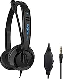 JJN Computer Headset with Microphone, 3.5mm Wired Crystal Sound...