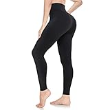 ACTINPUT Black Leggings for Women Soft High Waisted Tummy Control...