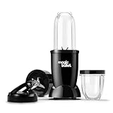 magic bullet Blender 7pc Set in Black - Powerful 10,000 RPM -...