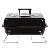 George Foreman GFPTBBQ1003B Go Anywhere Toolbox Charcoal BBQ,...