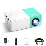 wepvo Projector Mini Portable Outdoor Movie Projectors, LED Pico...