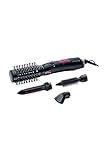 Remington AS7051 Volume and Curl Air Styler, Black/ Pink