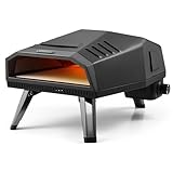 VonHaus Gas Pizza Oven Outdoor – Tabletop with Pizza Stone,...