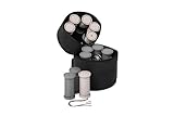 Nicky Clarke Classic Compact Rollers Heated 25 mm Travel Set of...