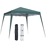 Outsunny 3 M x 3 M Base/ 2.5 M x 2.5 M Top Pop Up Gazebo, One...