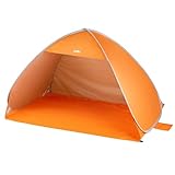 Yello Pop Up Beach Shelter | 2-3 Person with UPF 50+ UV...