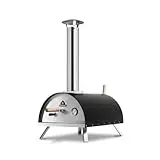 BURNHARD Nero Stainless Steel Outdoor Pizza Oven incl. Pizza...
