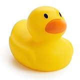 Munchkin White Hot Safety Rubber Bath Duck Toy, Pack of 1