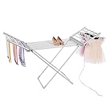 Rainberg Electric heated folding clothes dryer airer with cover,...