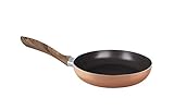 nuovva Copper Frying Pan Non-Stick Coated Stainless-Steel...