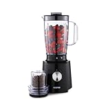 GEEPAS 2-in-1 Food Jug Blender | 1.6L Juice Jar 100G Mini Coffee...