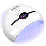 NAILGIRLS Portable Gel UV LED Nail Lamp, 48W LED UV Nail Lamp for...