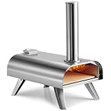VonHaus Pizza Oven Outdoor – For Tabletop with Stone Included...