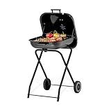 Tower T978571 XL Portable Grill with Collapsible Legs & Wheels,...