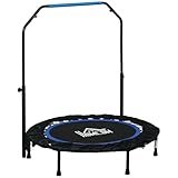 HOMCOM 40' Foldable Mini Trampoline Fitness Trampoline Rebounder...