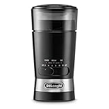 De'Longhi KG210 Electric Coffee Grinder, Stainless Steel, Black