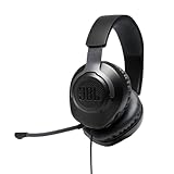 JBL Quantum 100 Wired Over-Ear Gaming Headset with Boom Mic,...