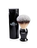 BENNY's Shaving Brush with Travel Case | Luxury Brush | Gentle...