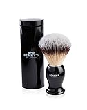 Shaving Brush | Free Travel Case | BENNY'S | Luxury Brush |...