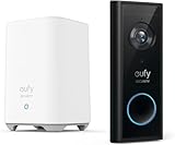 eufy Security Video Doorbell S220 with HomeBase, 2K HD, No...