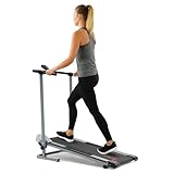 Sunny Health & Fitness Foldable Manual Treadmill, Compact Cardio...