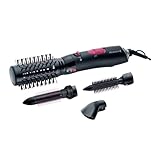 Remington AS7051 Volume and Curl Air Styler, Black/ Pink