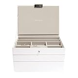 Stackers White Classic Medium Jewellery Box, Set of 3