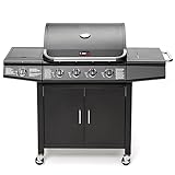 CosmoGrill Pro Deluxe 5 Gas Burner 4+1 Barbecue Grill,...