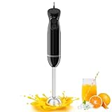 Bonsenkitchen Hand Blender, 2 Speeds Immersion Blender Handheld,...