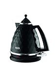 De'Longhi Brilliante Kettle, anti-scale filter, 1.7 Liters, 360°...