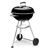 Weber Compact Kettle Charcoal Grill Barbecue, 47cm | BBQ Grill...