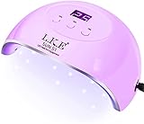 LKE 54 W UV Lamp for Gel Nails, UV Lamp with 3 Timers and...