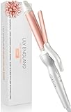Lily England Hair Curling Wand 25mm, Ceramic Curling Tongs for...