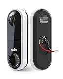 Arlo WIRED Video Doorbell Security Camera, HD Video, 2 Way Audio,...