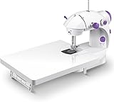 Sewing Machine with Folding Expansion Table and Built-In Sewing...