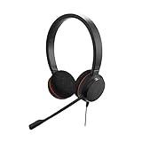 Jabra Evolve 20 Stereo Headset – Microsoft Certified Headphones...