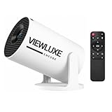 Viewluxe 4K Smart Projector - Portable Mini Home Theater with...