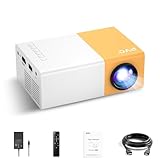 PVO Mini Projector Portable, Outdoor Video Projectors, LED Pico...