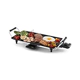 Geepas Teppanyaki Grill – Smokeless, Non-Stick, Adjustable...