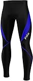 FDX Men’s Cycling Tights - Italian Roubaix Fabric, 3D Anti-Bac...