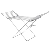 Gr8 Home Electric Heated Folding Airer Clothes Drying Horse Rack...