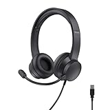Trust USB Headset with Microphone On-Ear Lightweight Design,...