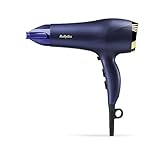 BaByliss Midnight Luxe Hair Dryer - Powerful 2300W Blow Dryer,...