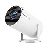 Upgrade HY300PRO Mini Projector with WiFi and Bluetooth, 4K...